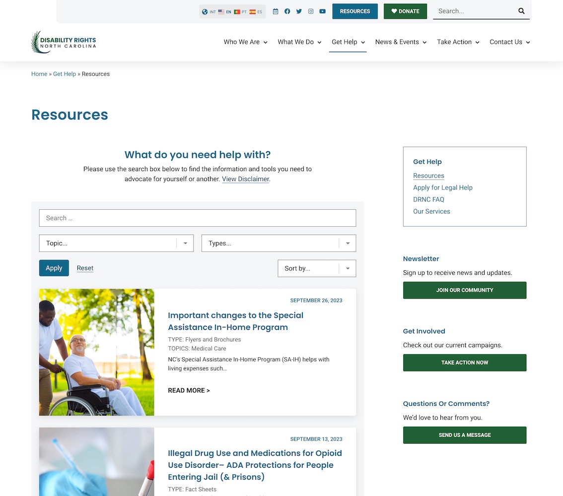 DRNC resources screenshot desktop